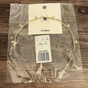 Gold Headband w/ Pearls